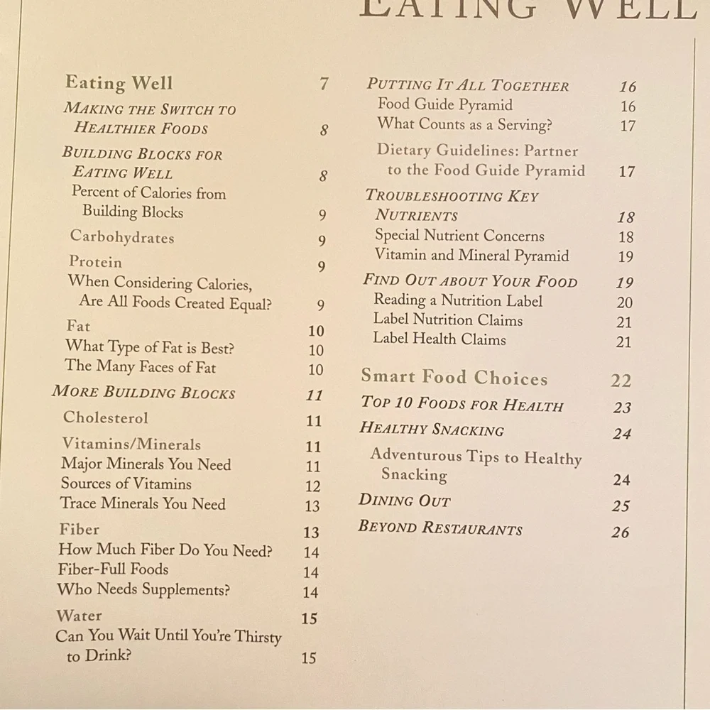 Betty Crocker's Healthy New Choices A Fresh Approach To Eating Well Cookbook